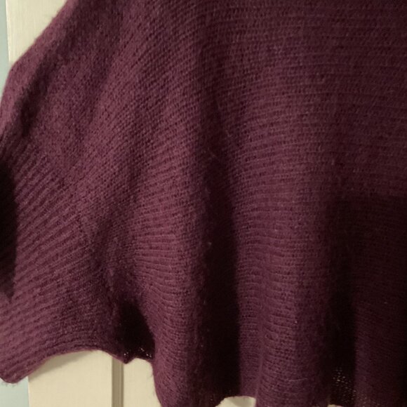 Wooden Ship Womens Cowl Neck Relaxed Cropped Sweater O/S - Picture 4 of 8